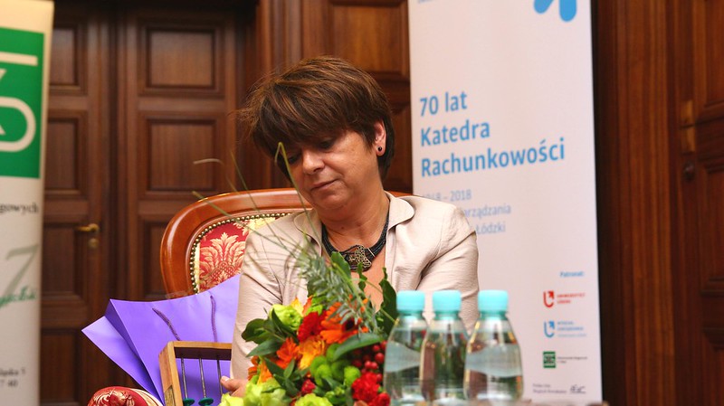 Prof. Ewa Walińska - Inauguracja Jubileuszu 70-lecia Katedry Rachunkowości