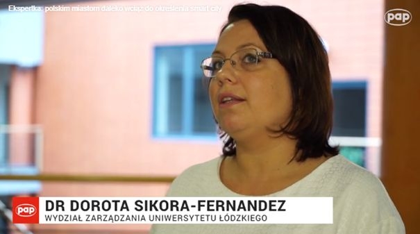 Screen z wystąpienia eksperta w telewizji